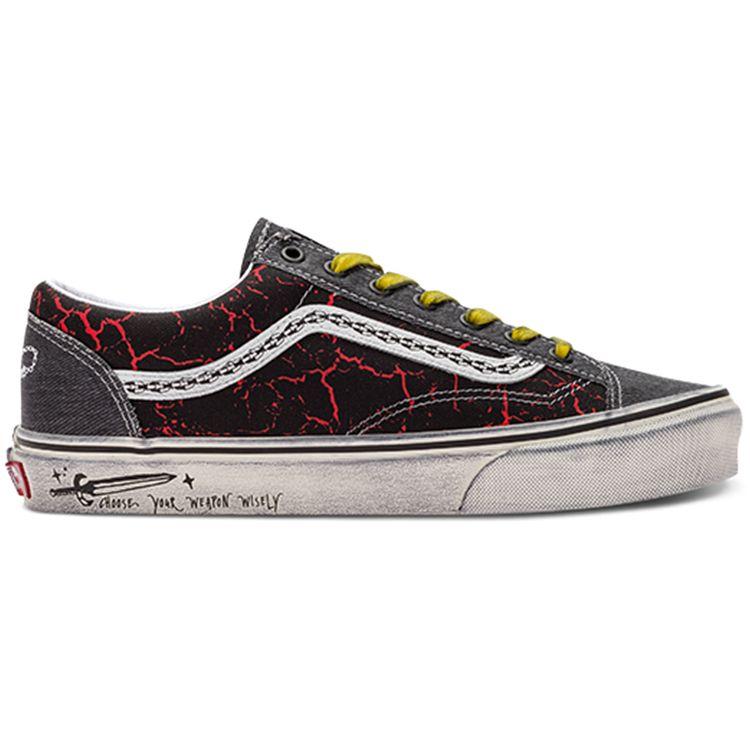 Stranger Things x Vans Style 36 Zapatillas Unisex Club Hellfire Negro Rojo VN0A3DZ3Y09