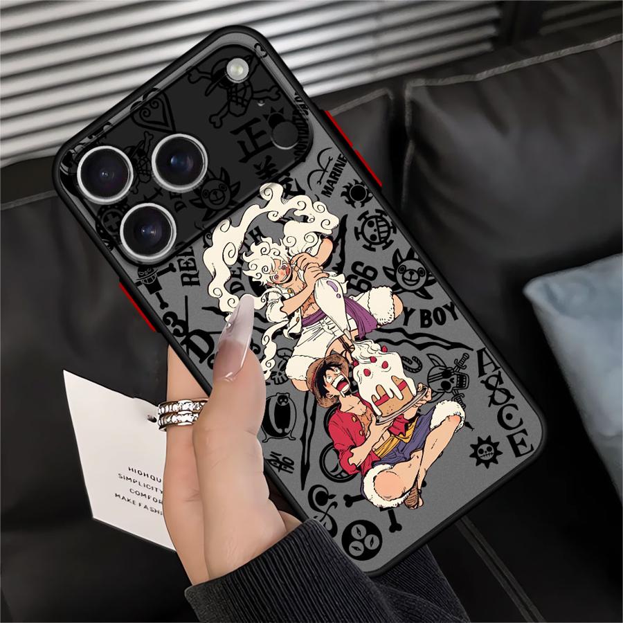 Anime One Piece Luffy Zoro Funda Back Phone Cover Case for iPhone 17 Pro Max Air 12 7 8 SE 15 13 Mini 11 14 16 Plus XS XR