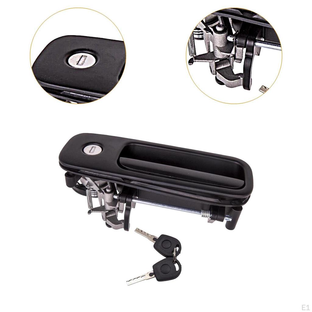 Heckklappenöffner Entriegelungsgriff Kofferraumschalter Kofferraum 1J6827565B Zubehör Schwarz für Sharan Transporter