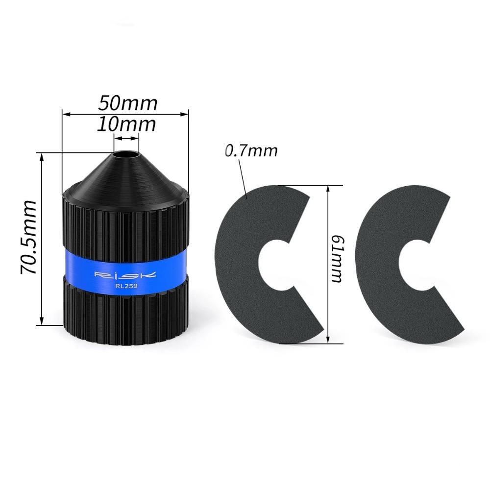 3D Printing Bike Fork Grinder with Sandpaper Chamfering Tool Universal Bike Seatpost Grinder