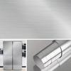 40cm Brushed Silver Self-adhesive Wallpaper Fire-resistant and Waterproof Modern Refrigerator Living Room Kitchen Countertop