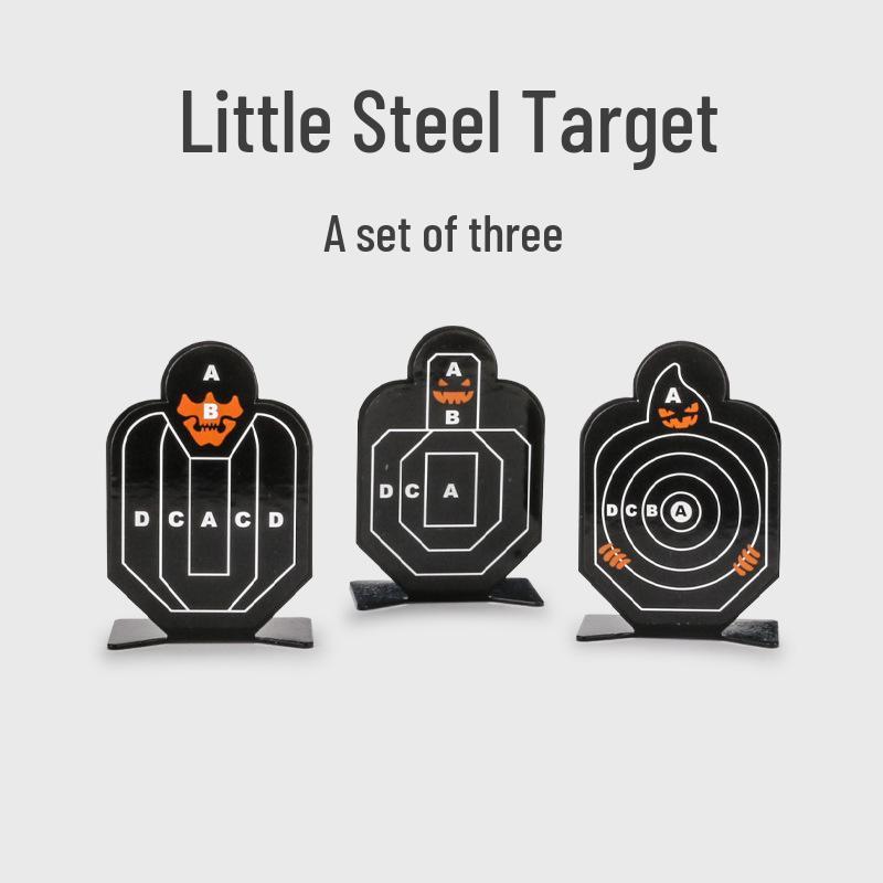 Stainless Steel Toy Gun Target for Children: Metal Practice Shooting Target