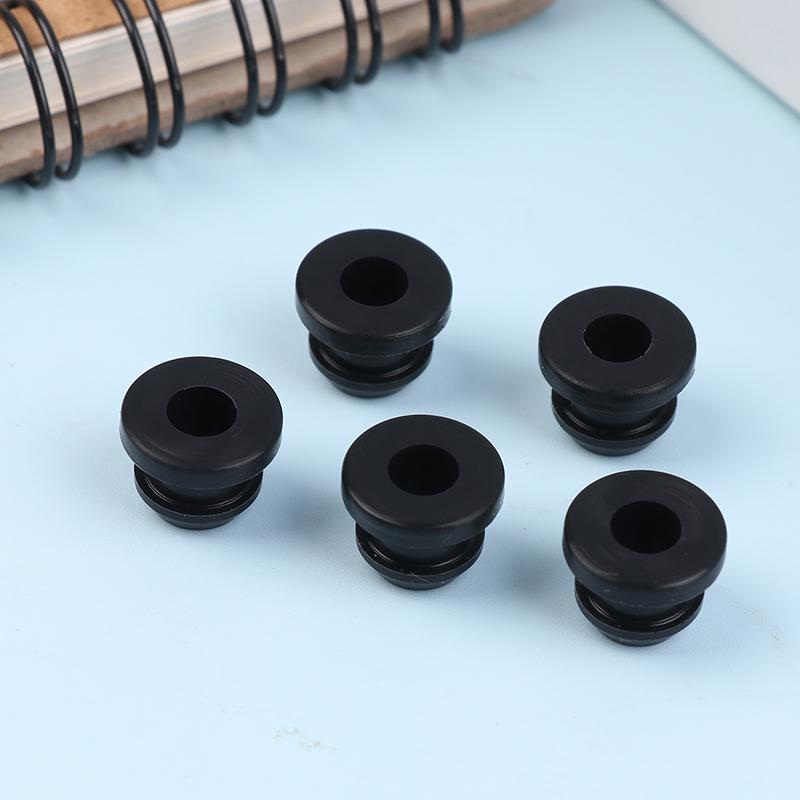 8/10Pcs Black Effective Reduce Scratches High-Temperature-Resistant Rv Stove Rubber Grommet Rv Car Accessories