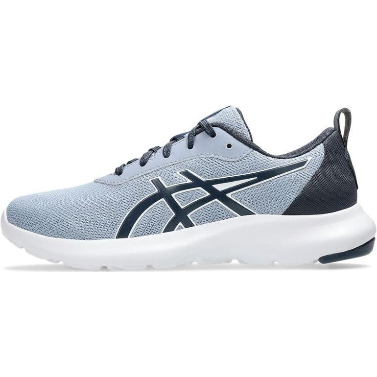 Asics Lazerbeam Flexible Durable Physical Test Stable Comfortable Wear-Resistant Breathable Low-Top Running Shoes Kids Running Shoes Blue 1154A184-401