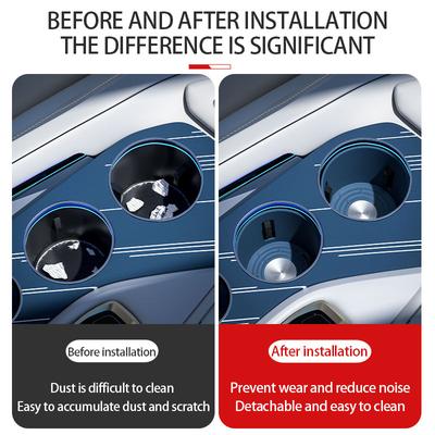 Bekerhouder Voor ZEEKR 001 2025 2025 2025 Middenconsole siliconen lijm bekerdeksel Stabiele waterbeker Auto-accessoires