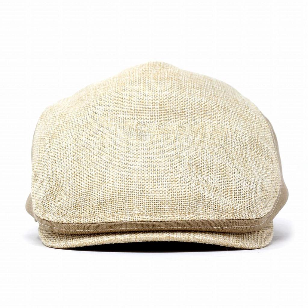 Crocodile Hunting Twisted Weave Perfect for Made In Size L Beige Cap, Mesh, Yukata, Father's Day, Japan, Spring/Summer, (Approx. 58cm),