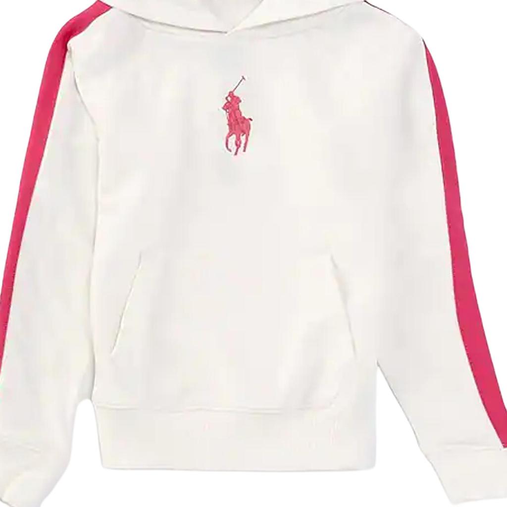 Polo Ralph Lauren Hoodie With Embroidered Logo Kids Hoodies White 313957348-001