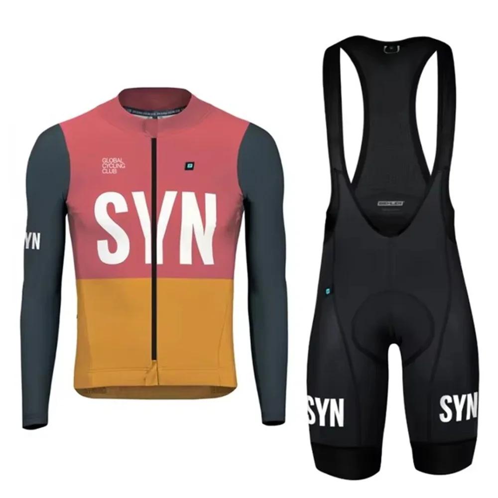

Men s Long Sleeve Cycling Kits Spring Outdoor Road Cycling Suit Bib Shorts and Top Collection 2026 Long Sleeved Autumn Breathable Cycling Suit Set 5XL
