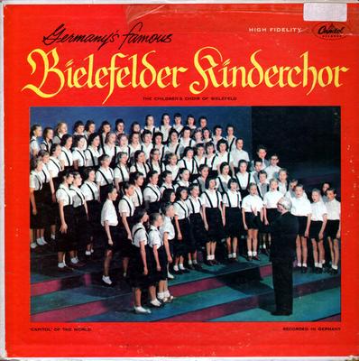 LP Record BIELEFELDER KINDERCHOR Germanys Famous T10149 CAPITOL US Classical Used