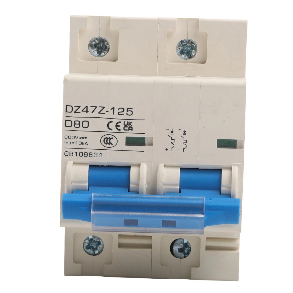 Electronic Product Circuit Breaker Mining Enterprises 80A For Solar PV Solar PV 125A 2P Characteristic Curve Miniature Breakers