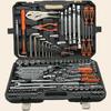 Multifunctional Auto & Motorcycle Repair Tool Set with Ratchet Socket Wrench