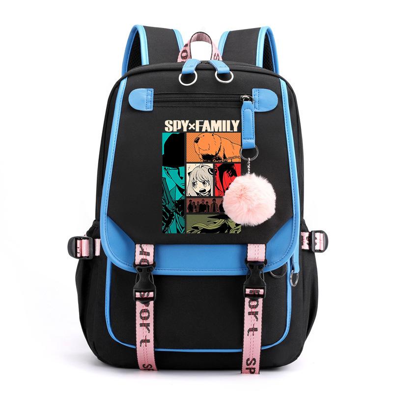RiMan SPY x FAMILY Spy Play House Backpack Junior High School Student Personality Trend College Style School Bag