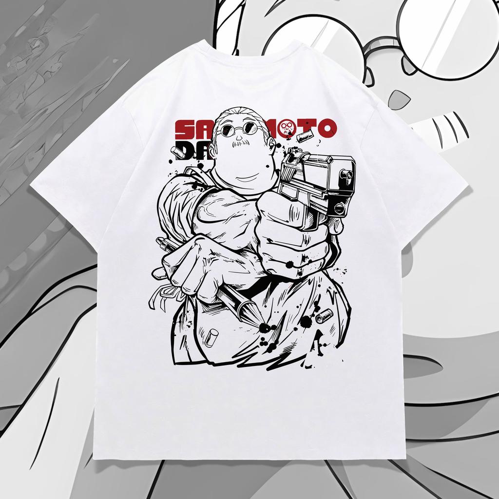 SAKAMOTO DAYS Anime Lover Tshirt Year Round Clothing Personality Clothes Plus Size Unisex New Model Couples Classic High Quality Daily Wear Cool Top