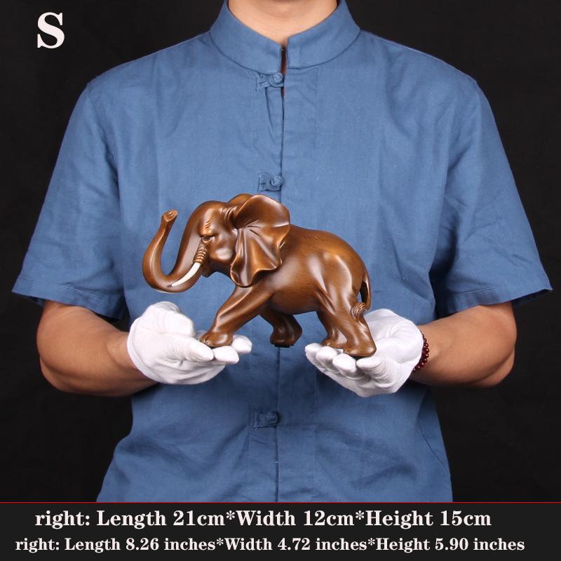 Resin Elephant  Animals Ornament Statue Chinese Characteristic Ornaments Home, Living Room, Office Decoration Accessories