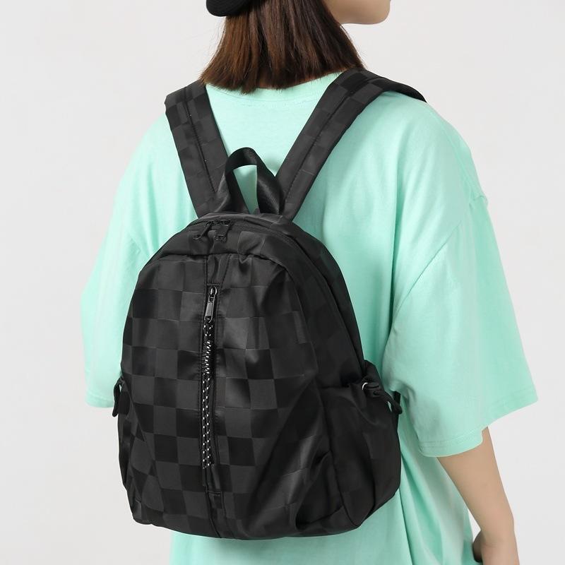 New casual mini backpack simple niche design versatile student schoolbag travel waterproof small backpack