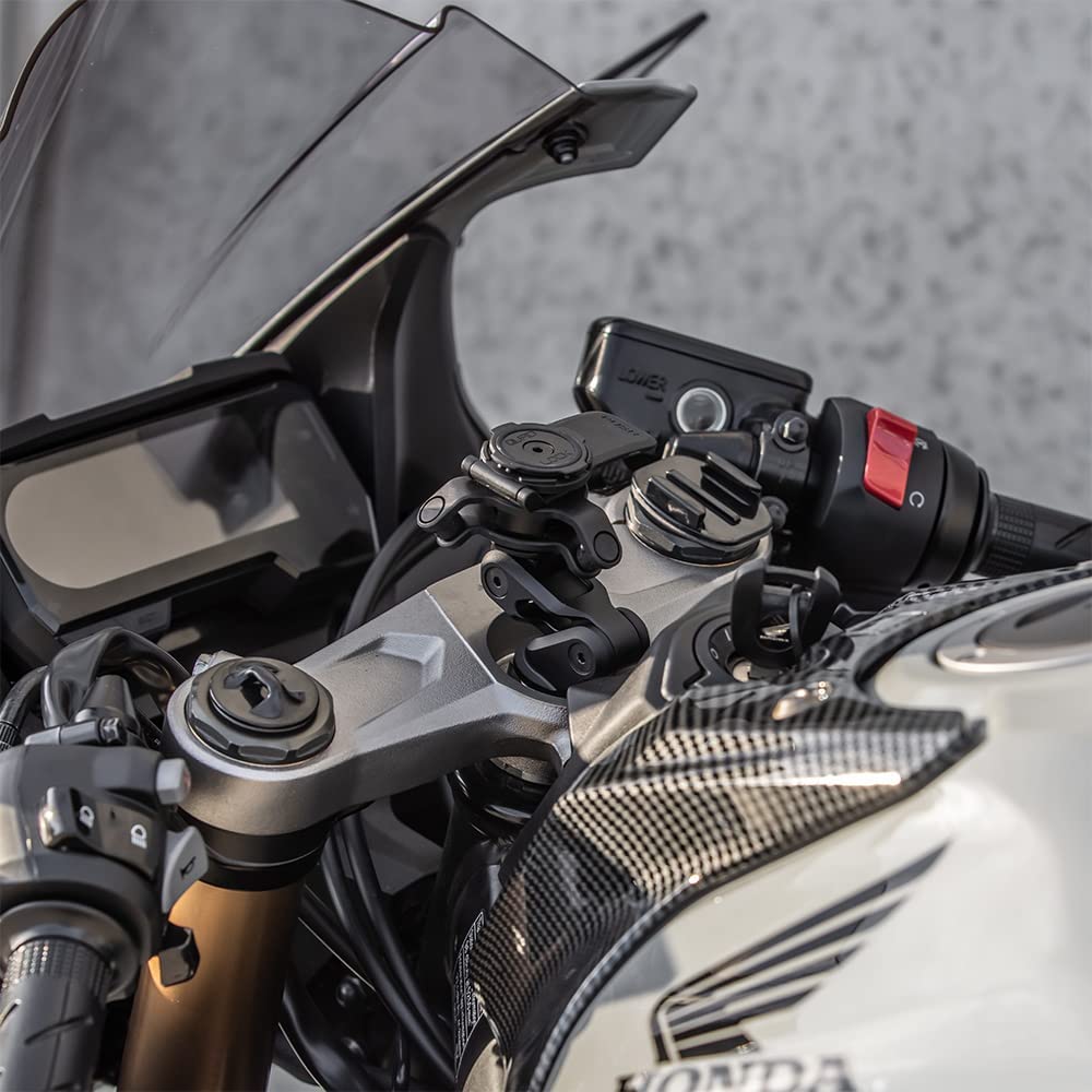 Quadlock Fork Stem Mount PRO for Motorcycles Black QLM-FSM-PRO