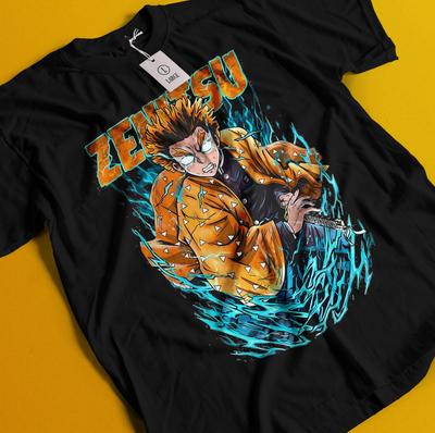 Camiseta de Demon Slayer Camiseta de Zenitsu Camiseta de Tanjiro Camiseta de Muzan Camiseta de Doma Camiseta de Inosuke Camiseta de Nezuko