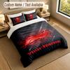 Bedding Set 1 Duvet Cover 2 Pillowcases F1 Print Soft Bed Linen Bedroom Decor