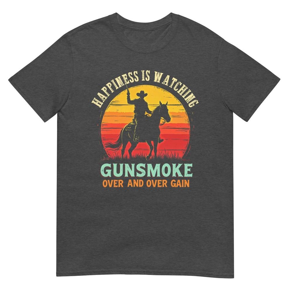 Cowboy Gunsmoke Over And Over Again Tshirt