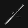 1Pair Stainless Steel Chopsticks Non Slip Tip Heat Resistant Reusable Dishwasher Safe For Home Asian Restaurant Daily Use