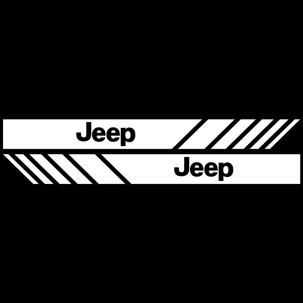 2pcs Car Rearview Mirror Emblem Stickers Window Body Badge Decal For JEEP Renegade Grand Cherokee Compass Wrangler Accessories