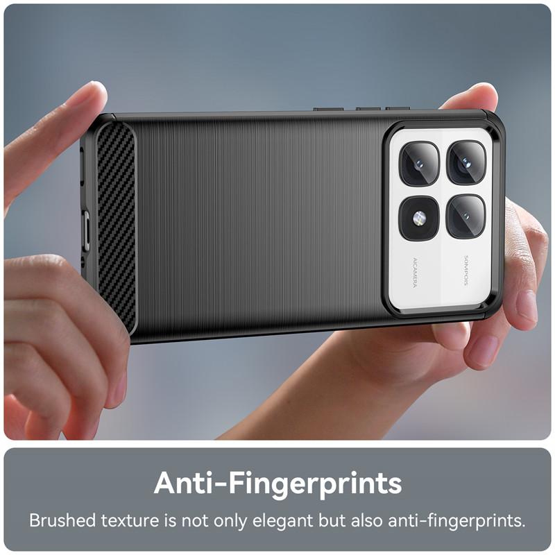 For Xiaomi 14T Pro Case Xiaomi 14T Pro Cover Shockproof Silicone Luxury Brushed TPU Protective Phone Back Cover Xiaomi 14T Pro