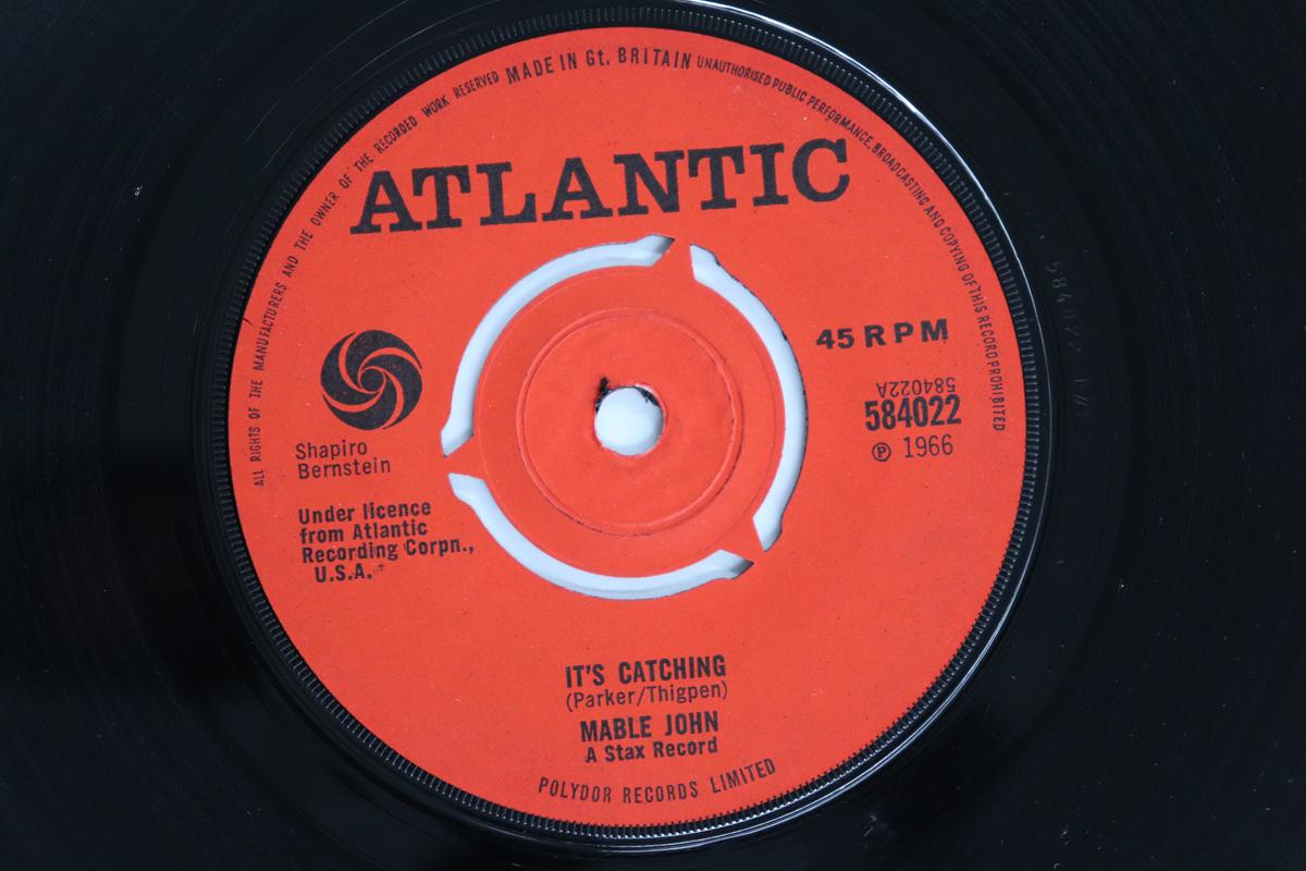 

7inch Record MABLE JOHN - It s Catching / Your Good Thing (Is 584022 Atlantic 1966 UK Soul/Funk Used