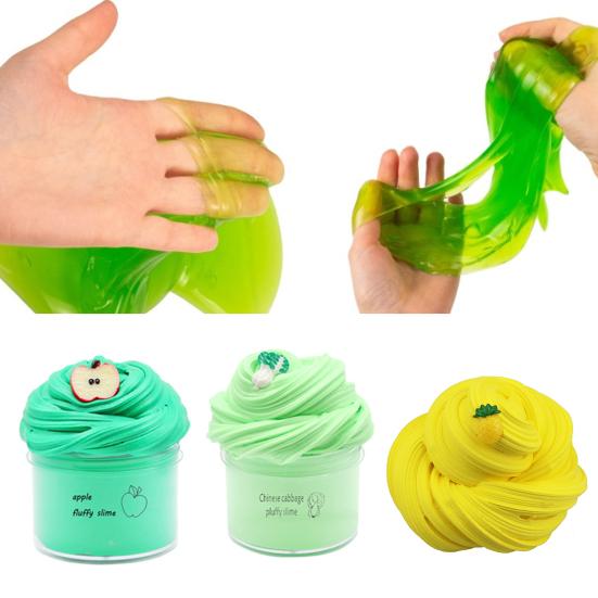 70ML Slime Toy Fluffy Anti-tear Stretchy Cloud Slime Butter Sludge Toy for Relax