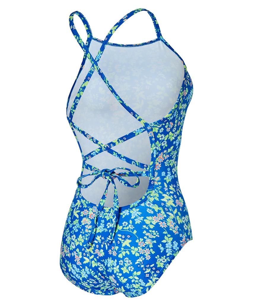 Laelliseupocheu [Psla127 Blu] Flora Backless Double Strap Blue
