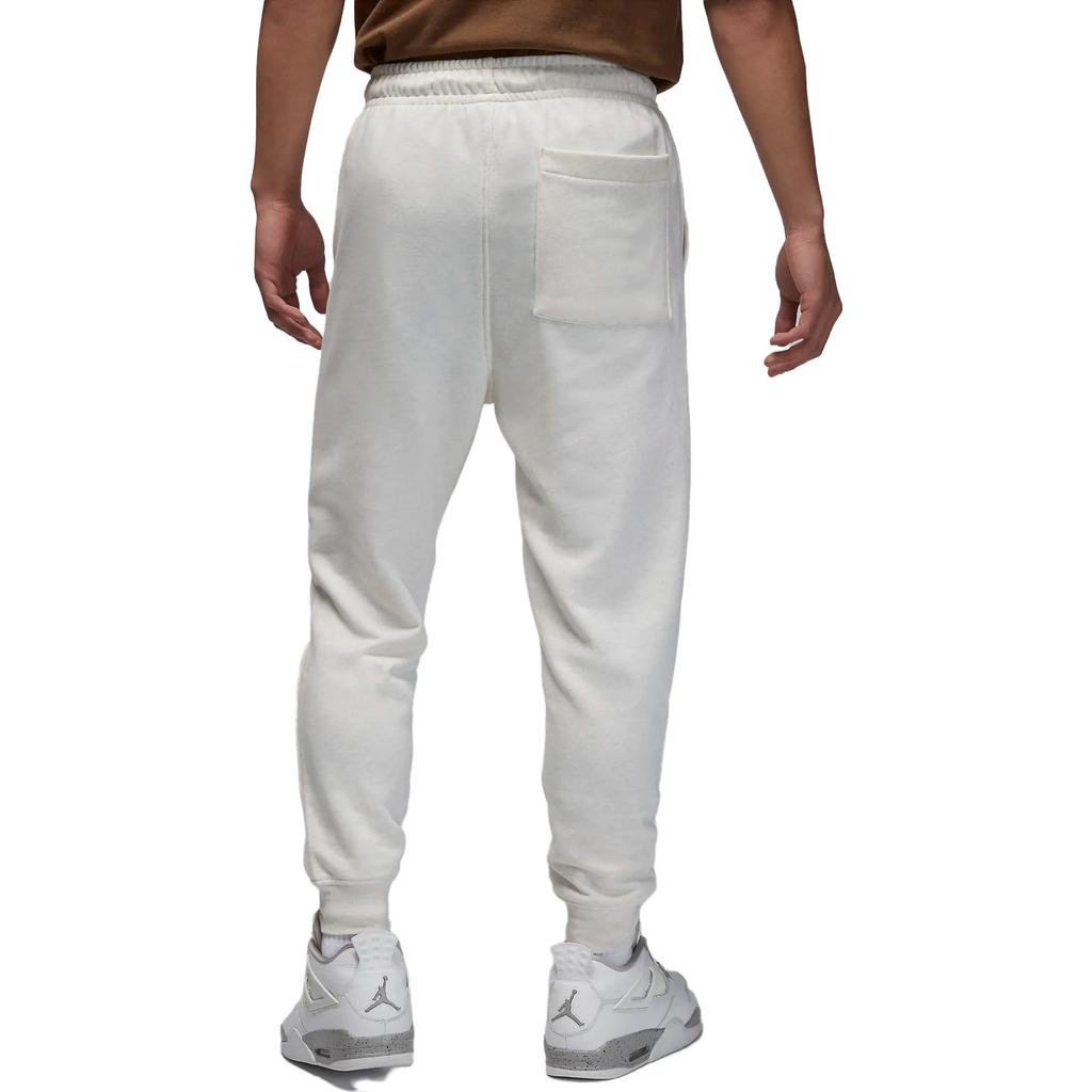 Jordan Embroidered Logo Joggers With Elastic Waist Men Bottoms White FQ7762-134