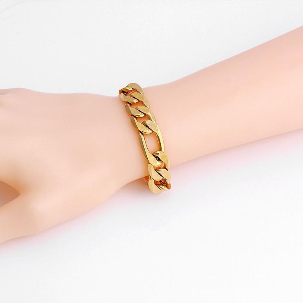 Brățară Bărbați și Femei Lanț Simplu Lanț Figaro Italian Brățară de Mână