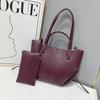 2024 PU-Leder Tragetasche Tragbar Große Kapazität Trendig Modisch Damen Nische High-End Schultertasche Achseltasche