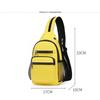 Multipurpose Small Size Sling Backpack Multiple Pockets Waterproof Messenger Bag Lightweight Crossbody Bag Unisex