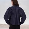 2024 Autumn/Winter Women's European & American Style Long Sleeve Poplin Loose Casual Top