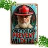 Vintage Wildfire Humor Metal Wall Decor for Bar