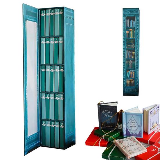 Christmas Calendar 2025 Mini Book Advent Calendar Festive Fun Countdown Calendar Book Theme Decoration
