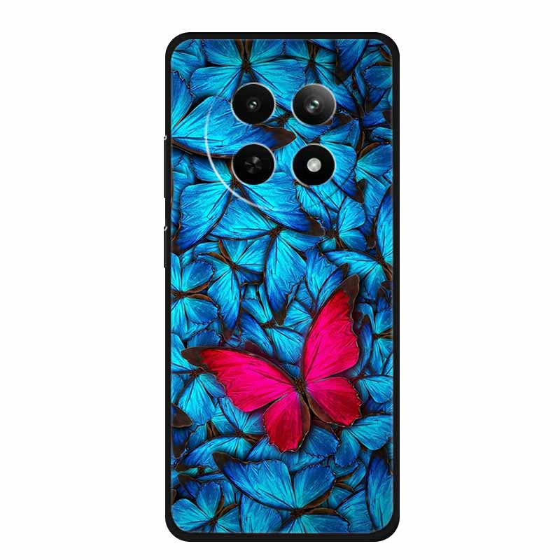 For Realme 13+ 5G Case Animals Soft Silicone TPU Phone Cases Back Cover For OPPO Realme 13 Plus 5G RMX5002 Wolf Protector Coque
