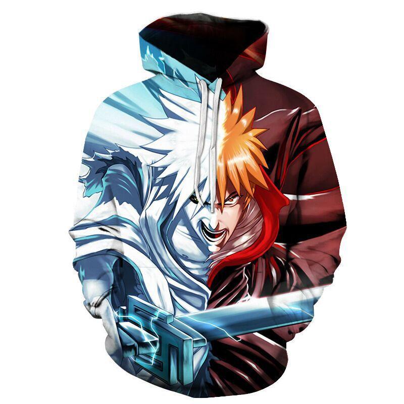 2026 new classic sunman reaper cosplay periphery, animation 3D digital printing casual hooded sweater