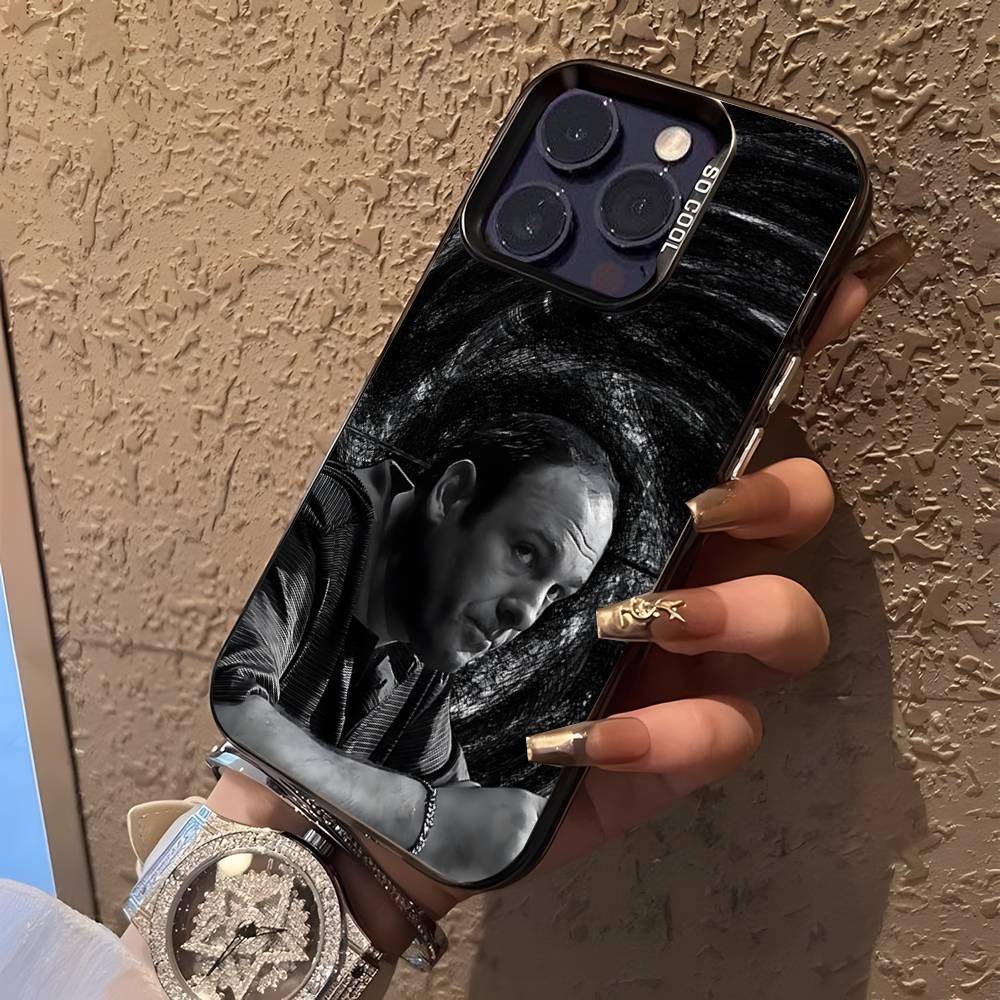 

Чохол для телефону Tony Soprano з серіалу Клан Сопрано Для iPhone 17,16,15,14,13,12,11,Pro,XS,Max,Plus Чорний Матовий Ударостійкий Чохол iPhone15