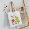Christmas Printed Shoulder Bag Student Casual Handbag Large Capacity Canvas Bag