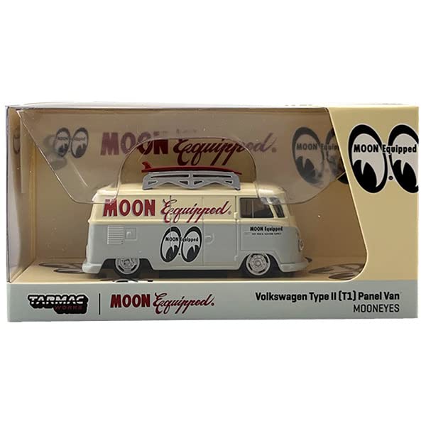 

Tarmac Works x Schuco MOON Equipped Volkswagen Panel Van Mini Car 164 Type2(T1) [Mooneyes]