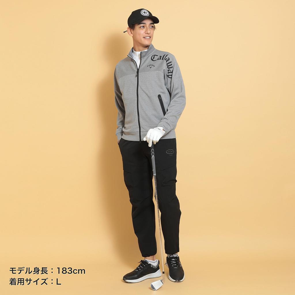 Full Zip Sweatshirt Golf C25117100 L [Callaway] Men's (Double Knit) / / 1021_Gray