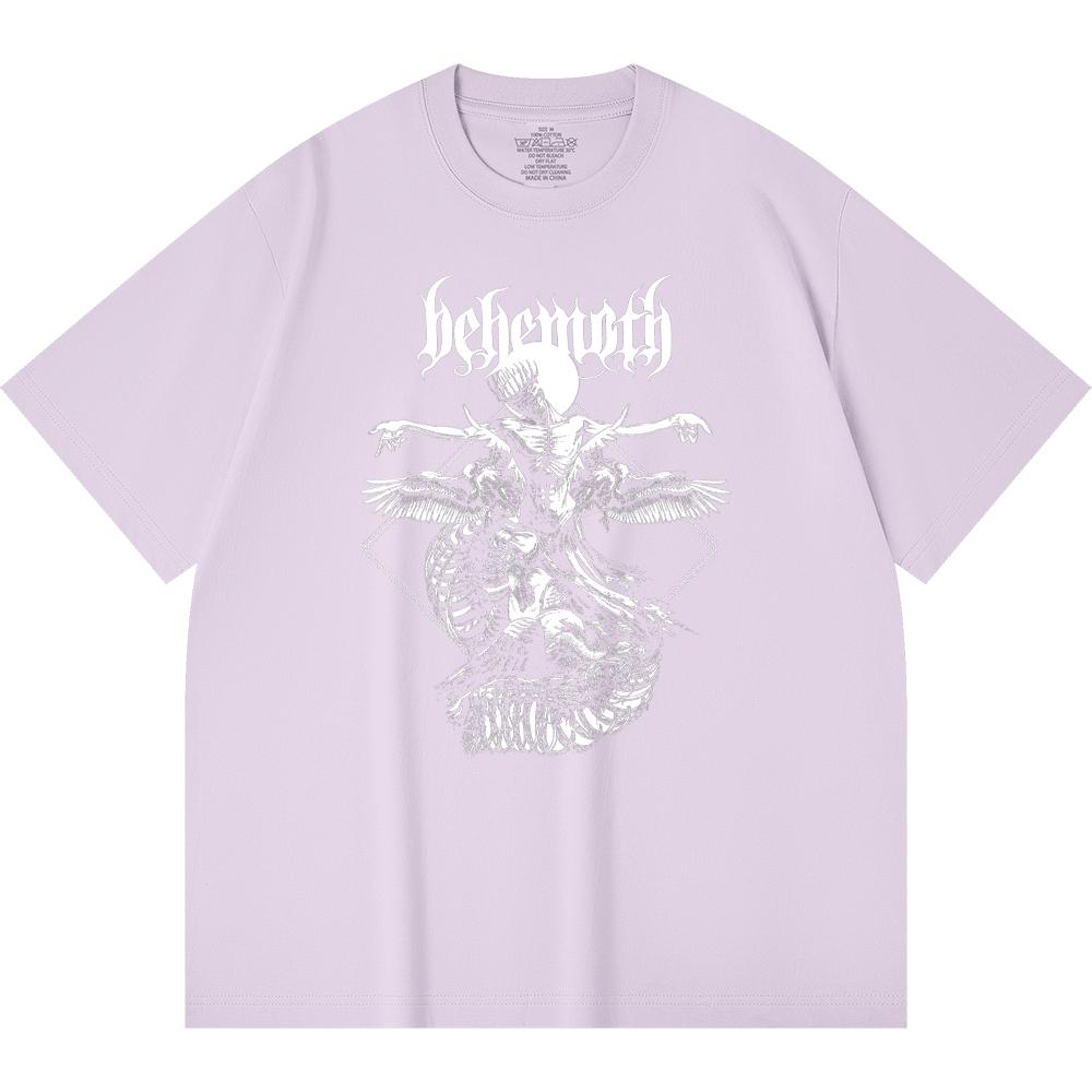 230 g/m² 100% Bavlna T-shirt Heavy Metal Rocková Kapela Tisk Populární Hudby Unisex Těžký Bavlněný T-shirt