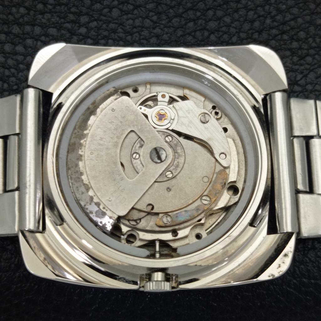 USED AUTOMATIC 46943 VINTAGE ORIENT JAPAN MENS BLUE COLOR DIAL WATCH A702237-5 R123-a702237