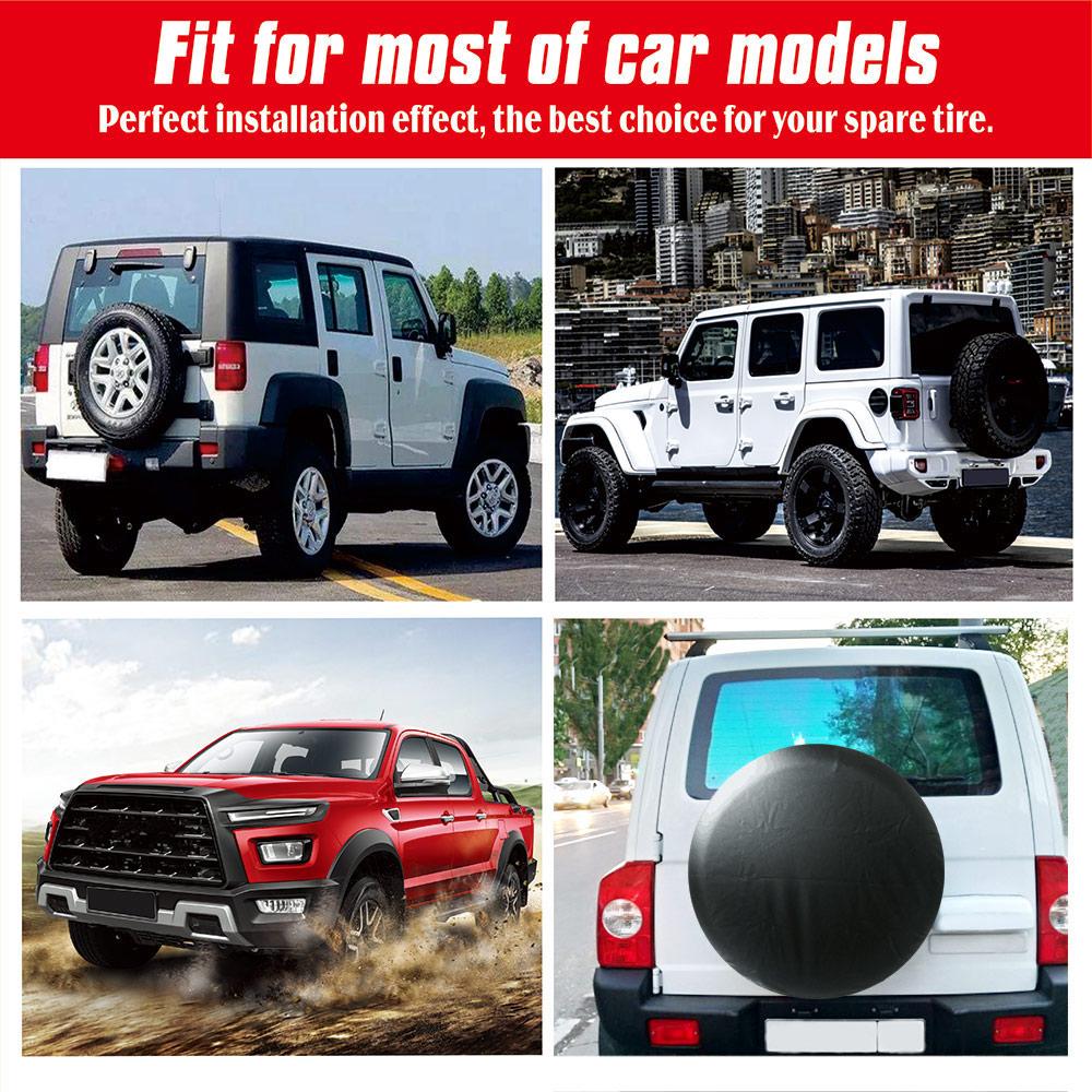 14-17 tommer Bilhjul Reservehjuldeksel Etui Beskytterpose Dekkhjulbeskytter For Mitsubishi For Kia Reservehjultilbehør