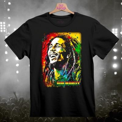 Bob Marley Reggae Band TShirt Black S3XL Unisex T-Shirt
