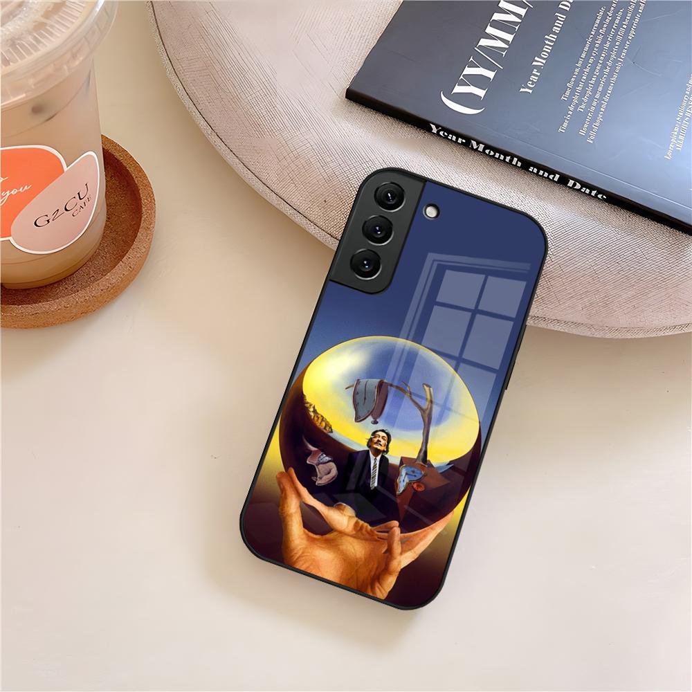 Salvador Dali Art Phone Case Glass For Samsung Galaxy S26 S25 S23 S24 S21 S22 S20 Ultra Fe Plus A15 A14 Cover