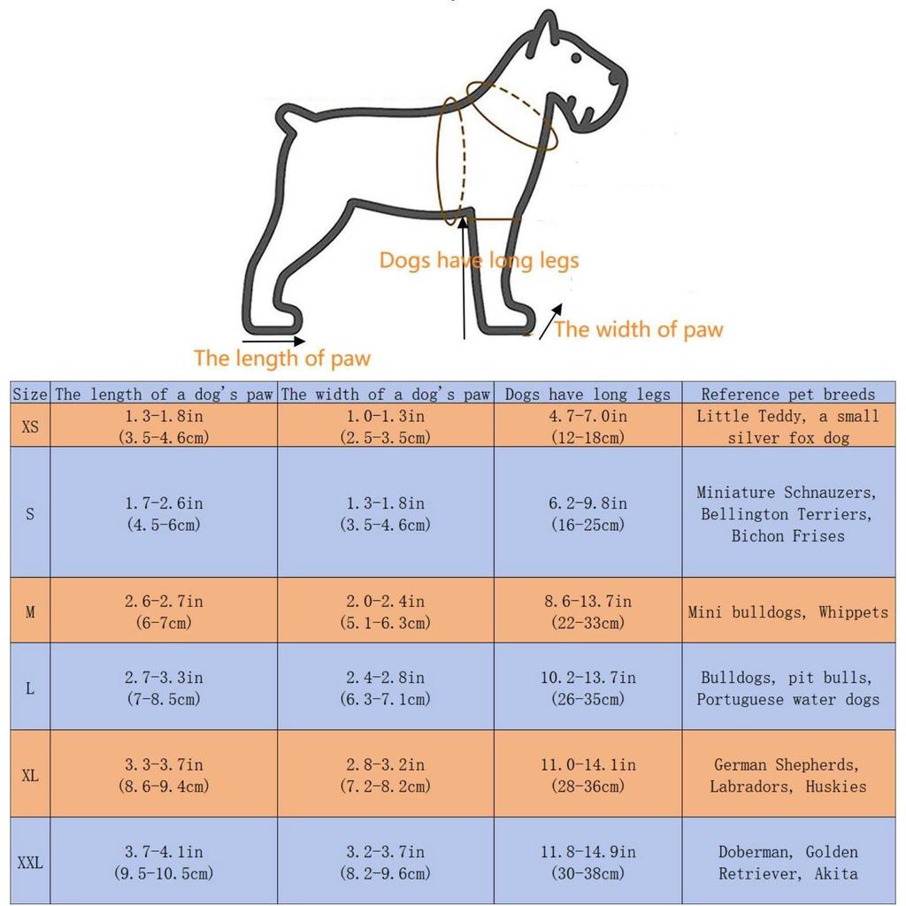 Dog Shoes Foot Protector For Dogs With Suspender For Injured Stop Licking Outdoor Walking Rain Hot Weather Dog Rain Cover