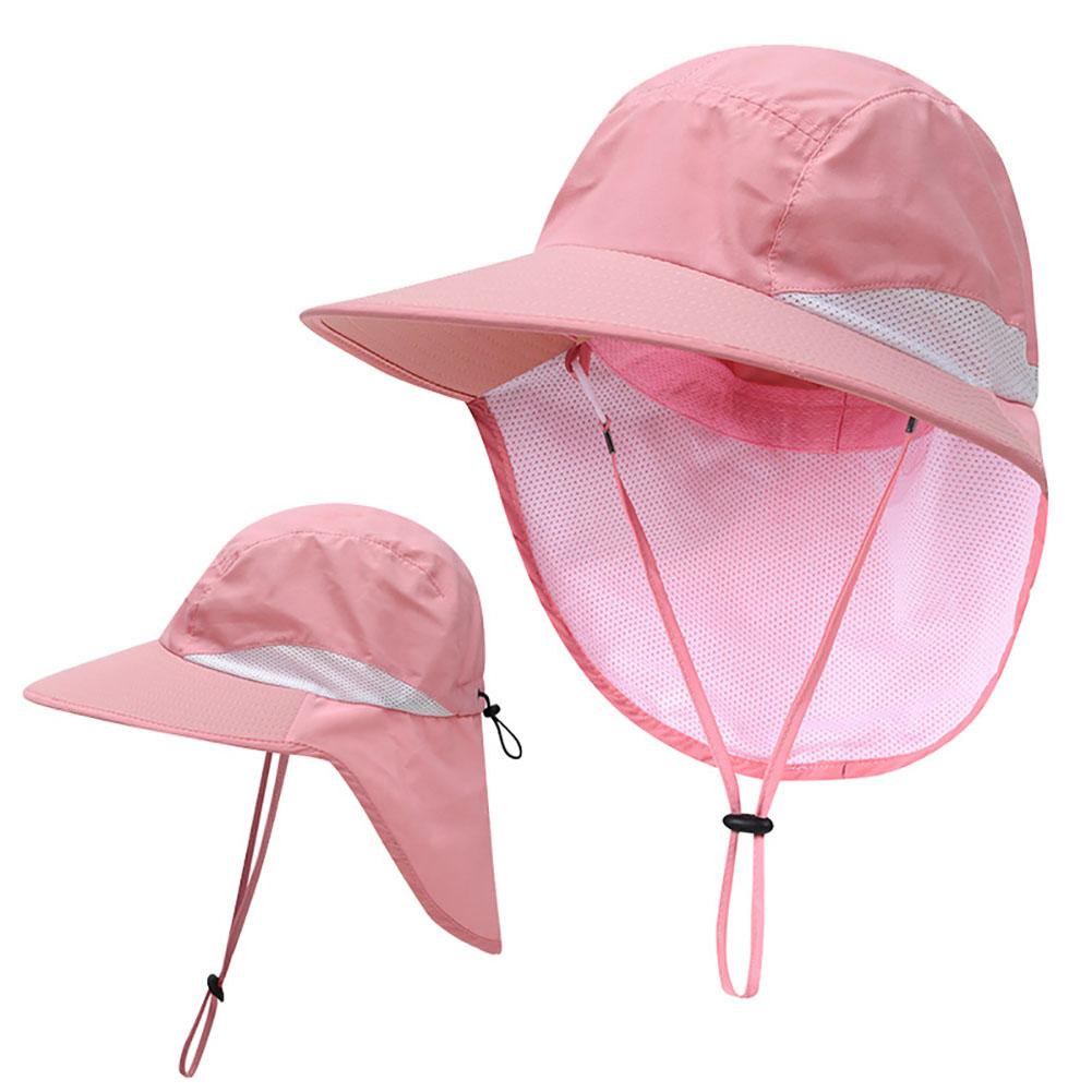 Outdoor Sports Sun Hat Quick-drying Bucket Hat With Wide Brim Neck Cover For Mountaineering Fishing