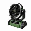 Adjustable Rechargeable Camping Fan Power Bank with Light for